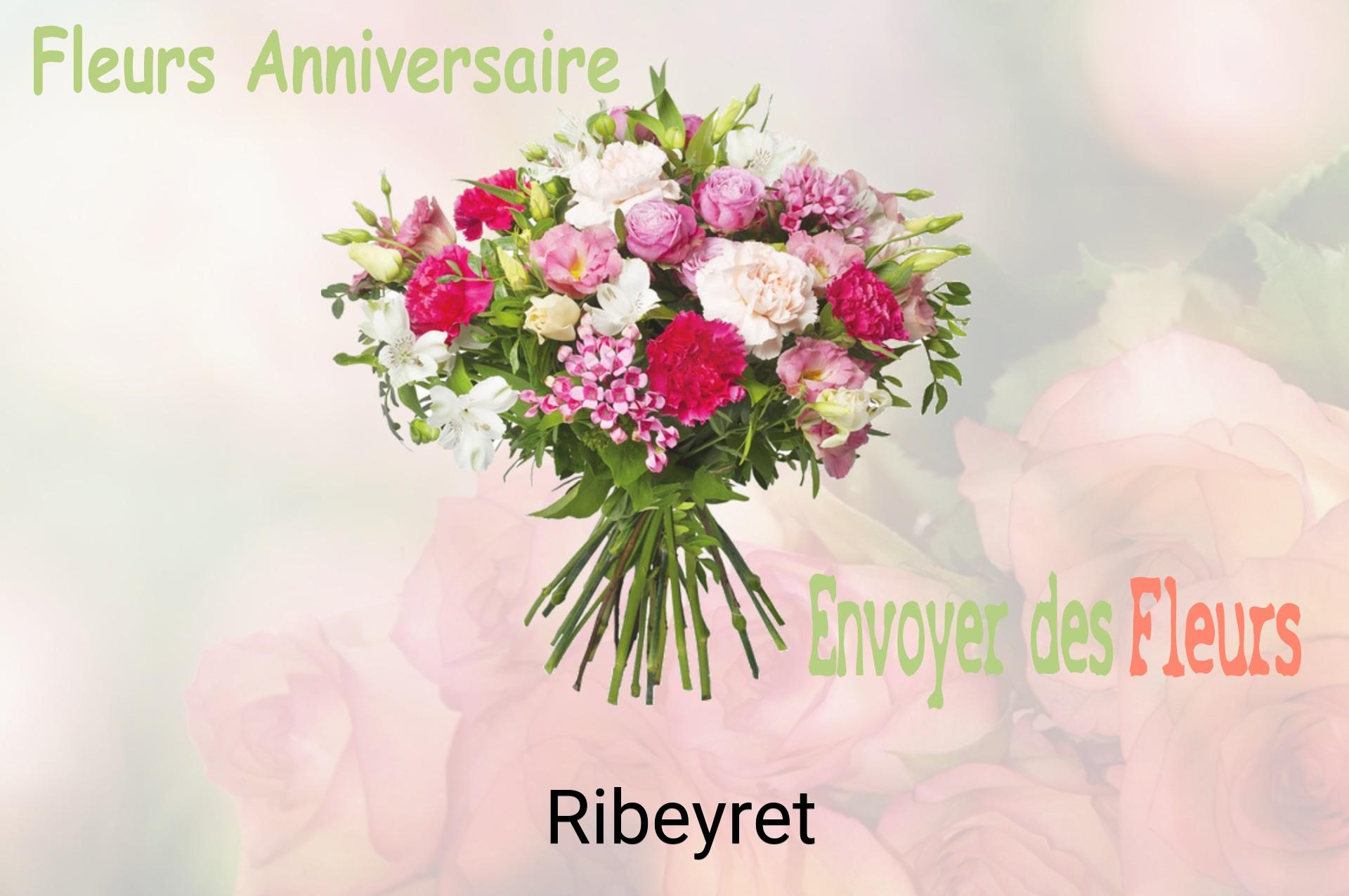 Bouquet de fleurs d’anniversaire livré à Ribeyret